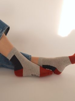 Rue Blanche Chaussettes | Chausse Multi 24P Gris Mel