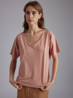 Rue Blanche T-Shirts | T-Shirt Rond Bio 24P Blush