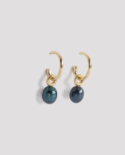 Rue Blanche Bijoux | Boucles D'Oreilles Arandela Black Pearls-Lepagon