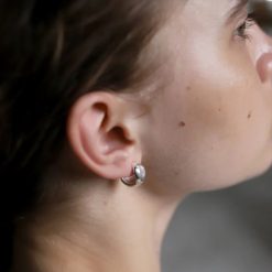 Rue Blanche Bijoux | Boucles D'Oreilles Prune-Dix