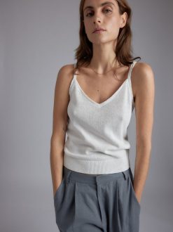 Rue Blanche Hauts Et Chemises | Debardeur Fresh 24E Blanc