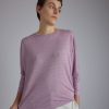 Rue Blanche T-Shirts | T-Shirt 3/4 Lino 24E Lilas