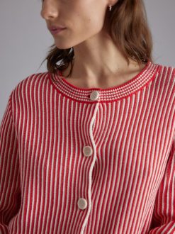 Rue Blanche Tricots | Mako Cardi Cardigan 24P Rouge