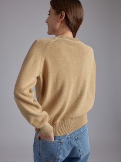 Rue Blanche Tricots | Cardigan Fresh Cardi 24E Camel