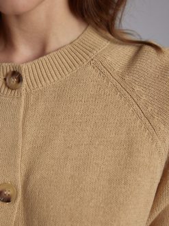 Rue Blanche Tricots | Cardigan Fresh Cardi 24E Camel