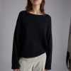 Rue Blanche Tricots | Pull Ecochain Ml 24E Noir