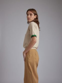 Rue Blanche Tricots | Abeilles Polo 24P Rosee