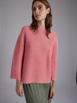 Rue Blanche Tricots | Pull Mako Marin 24P Rouge