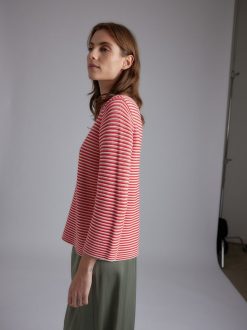 Rue Blanche Tricots | Pull Mako Marin 24P Rouge