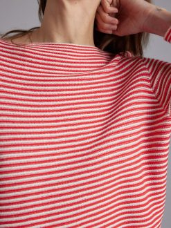 Rue Blanche Tricots | Pull Mako Marin 24P Rouge