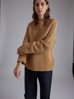 Rue Blanche Tricots | Pull Ribscott Marin 24P Desert