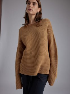 Rue Blanche Tricots | Pull Ribscott Marin 24P Desert