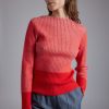 Rue Blanche Tricots | Pull Cotes Marin 24P Rouge