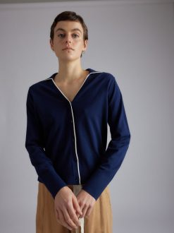 Rue Blanche Tricots | Htc Chemise Cardigan 24P Marine