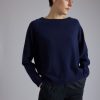 Rue Blanche Tricots | Pull Solux Rond 24P Marine