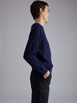 Rue Blanche Tricots | Pull Solux Rond 24P Marine