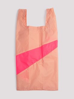 Rue Blanche Sacs | Sac Shopping Rose Fluo-Susan Bijl