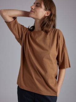 Rue Blanche T-Shirts | T-Shirt Relax Bio 24P Tabac