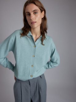 Rue Blanche Tricots | Mira Cardi Cardigan 24P Aqua