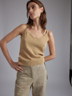 Rue Blanche Hauts Et Chemises | Debardeur Fresh 24E Camel