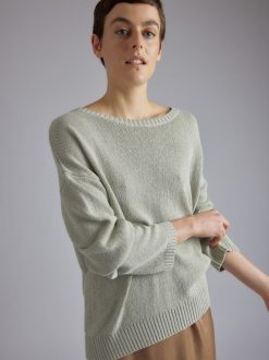 Rue Blanche Tricots | Pull Ecochain Ml 24E Salvia