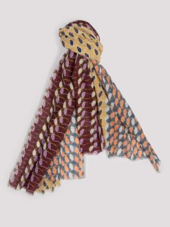 Rue Blanche Echarpes | Foulard Imprime Noyer Ps2464-Epice