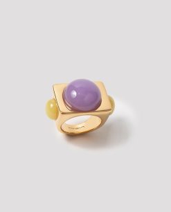 Rue Blanche Bijoux | Bague 23R04 Mauve-Lucas Jack