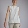 Rue Blanche Tricots | Frais Top 24E Blanc