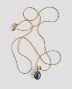 Rue Blanche Bijoux | Collier Perles Noires-Lepagon